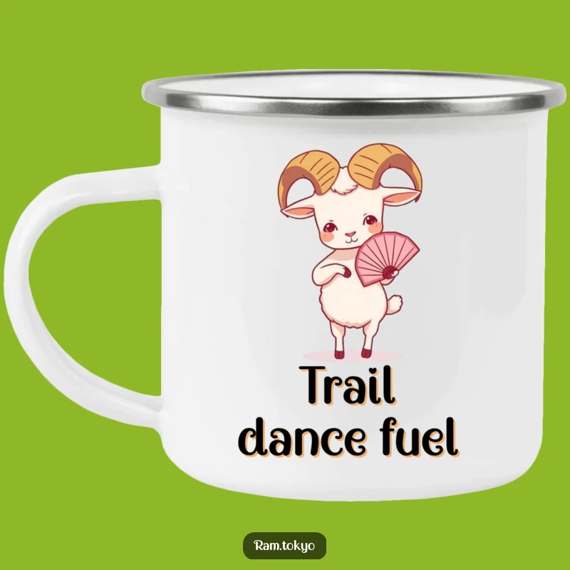 Funny Ram Fan Dance Camping Mug: Sip Elegance on Your Adventures!